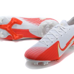 Nike Mercurial Vapor 13 Elite FG White Orange Gold Soccer Cleats