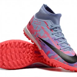 Nike Air Zoom Mercurial Superfly IX Academy TF High-top Purple Pink Women And Men Soccer Cleats 