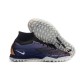 Nike Air Zoom Mercurial Superfly IX Elite TF High-top Black Purple Women And Men Soccer Cleats 