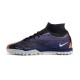 Nike Air Zoom Mercurial Superfly IX Elite TF High-top Black Purple Women And Men Soccer Cleats 