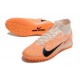 Nike Air Zoom Mercurial Superfly IX Elite TF High-top Khaki Orange Women And Men Soccer Cleats 