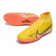 High Quality Nike Air Zoom Mercurial Superfly IX Elite TF High-top Yellow Women And Men Soccer Cleats For Sale