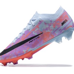 Nike Air Zoom Mercurial Vapor XV Elite FG LightBlue Purple For Men Low-top Soccer Cleats 