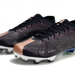 Nike Air Zoom Mercurial Vapor XV Elite FG Low-top Black Brown White Men Soccer Cleats 