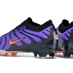 Nike Air Zoom Mercurial Vapor XV Elite FG Low-top Purple Black Women And Men Soccer Cleats 