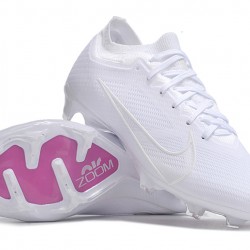 Nike Air Zoom Mercurial Vapor XV Elite FG Low-top White Purple Women And Men Soccer Cleats 