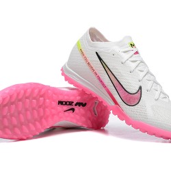 Nike Air Zoom Mercurial Vapor XV Elite TF Mid-top Pink White Women Men Soccer Cleats 