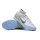 To Have A Strong Footing In A Market Nike Mercurial Superfly 9 Elite TF High-top White Blue Men Soccer Cleats Shop Online