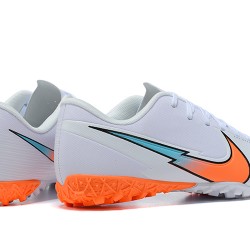 Nike Mercurial Vapor 13 Academy TF Orange White Blue Low-top For Men Soccer Cleats 