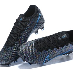 Nike Mercurial Vapor 13 Elite FG Blue Black Low-top For Men Soccer Cleats 