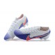 Nike Mercurial Vapor 13 Elite FG White Purple Pink Orange Low-top For Men Soccer Cleats 