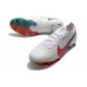 Nike Mercurial Vapor 13 Elite Korea FG Low-Top White Pink Turqoise Men Soccer Cleats 