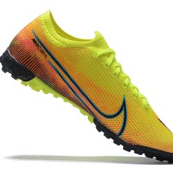 Nike Mercurial Vapor 7 Elite RB Mds IC Green Yellow Red Low-top For Men Soccer Cleats 