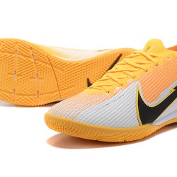 Nike Mercurial Vapor 7 Elite RB Mds IC Yellow White Black Low-top For Men Soccer Cleats 