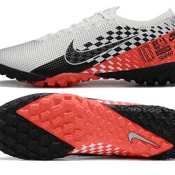 Nike Mercurial Vapor 7 Elite TF Black Orange White Low-top For Men Soccer Cleats 