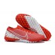 Nike Mercurial Vapor 7 Elite TF Red White Low-top For Men Soccer Cleats 