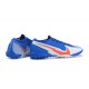 Nike Mercurial Vapor 7 Elite TF White Orange Blue Low-top For Men Soccer Cleats 