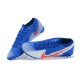 Nike Mercurial Vapor 7 Elite TF White Orange Blue Low-top For Men Soccer Cleats 