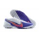 Nike Mercurial Vapor 7 Elite TF White Purple Low-top For Men Soccer Cleats 