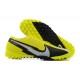 Nike Mercurial Vapor 7 Elite TF White Yellow Black Low-top For Men Soccer Cleats 