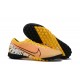 Nike Mercurial Vapor 7 Elite TF Yellow White Black Low-top For Men Soccer Cleats 