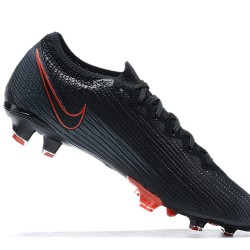 Nike Mercurial Vapor VII 13 Elite FG Black Orange Low-top For Men Soccer Cleats 