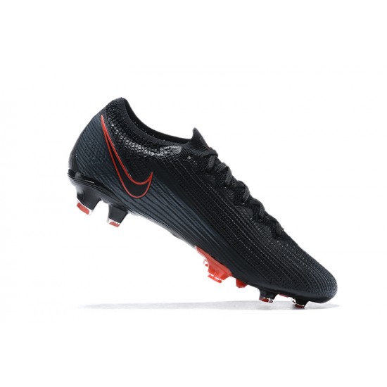 Popular Goods Nike Mercurial Vapor VII 13 Elite FG Black Orange Low-top For Men Soccer Cleats Shop