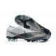 Nike Mercurial Vapor VII 13 Elite FG Gray Black Blue Low-top For Men Soccer Cleats 