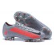 Nike Mercurial Vapor VII 13 Elite FG Gray Orange Black Low-top For Men Soccer Cleats 