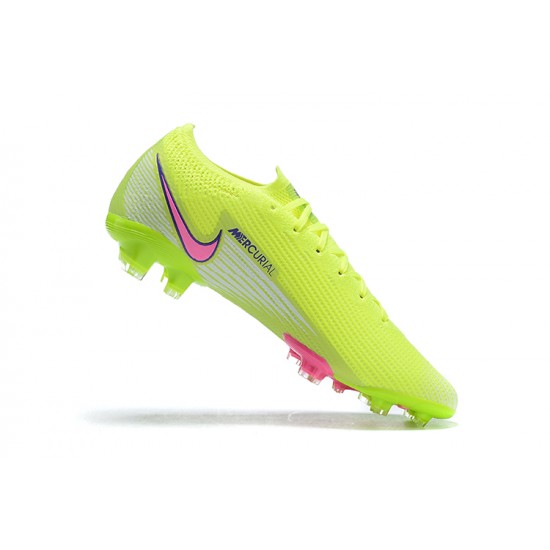 Discover the top-selling Nike Mercurial Vapor VII 13 Elite FG LightYellow Pink Black White Low-top For Men Soccer Cleats Shop