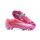 Nike Mercurial Vapor VII 13 Elite FG Pink LightPink Low-top For Men Soccer Cleats 