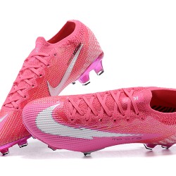 Nike Mercurial Vapor VII 13 Elite FG Pink LightPink Low-top For Men Soccer Cleats 