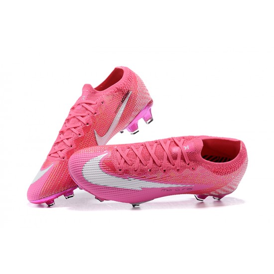 Nike Mercurial Vapor VII 13 Elite FG Pink LightPink Low-top For Men Soccer Cleats 