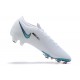 Nike Mercurial Vapor VII 13 Elite FG White Pink Blue Green Low-top For Men Soccer Cleats 