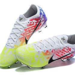 Nike Mercurial Vapor XII 13 Elite FG Yellow Green Blue Pink Low-top For Men Soccer Cleats 