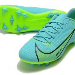 Nike Mercurial Vapor XIV Academy AG Low-top Turqoise Women And Men Soccer Cleats 