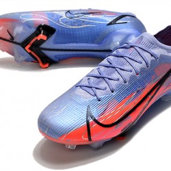 Nike Mercurial Vapor XIV Elite FG Low-top Blue Pink Women And Men Soccer Cleats 