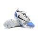 Nike Mercurial Vapor XIV Elite FG Low-top White Blue Men Soccer Cleats 