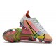 Nike Mercurial Vapor XIV Elite FG Low-top White Pink Men Soccer Cleats 