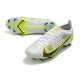 Nike Mercurial Vapor XIV Elite FG Low-top White Yellow Black Woemn And Men Soccer Cleats 