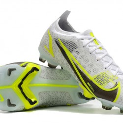 Nike Mercurial Vapor XIV Elite FG Low-top White Yellow Black Woemn And Men Soccer Cleats 