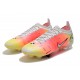 Nike Mercurial Vapor XIV Elite FG Low-top White Yellow Pink Woemn And Men Soccer Cleats 