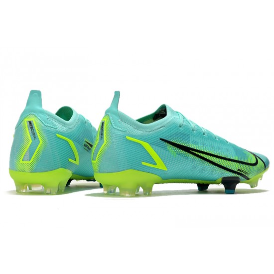 Nike Mercurial Vapor XIV Elite MDS FG Low-top Turqoise Green Woemn And Men Soccer Cleats 