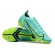 Nike Mercurial Vapor XIV Elite MDS FG Low-top Turqoise Green Woemn And Men Soccer Cleats 