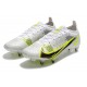 Buy the latest Nike Mercurial Vapor XIV Elite SG PRO Anti Clog Low-top White Yellow Men Soccer Cleats On Sale