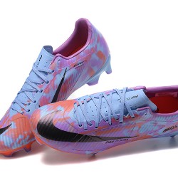 Nike Mercurial Vapor XV FG Blue Purple Red For Men Low-top Soccer Cleats 