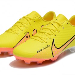 Nike Mercurial Vapor XV FG Low-top Orange Yellow Men Soccer Cleats