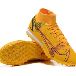 Nike Superfly 8 Academy TF High-top Orange Men Soccer Cleats 