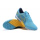 Nike Vapor XIV Academy TF Low-top Blue Yellow Men Soccer Cleats 