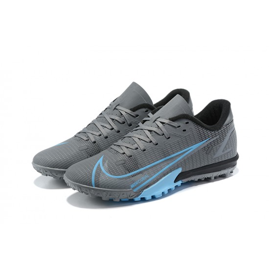 To Have A Strong Footing In A Market Nike Vapor XIV Academy TF Low-top Grey Black Men Soccer Cleats Online